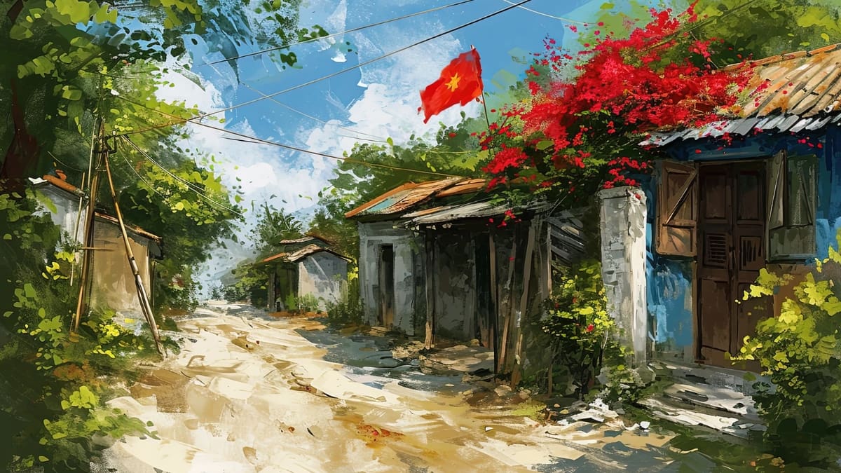 Khung cảnh Tết xưa mộc mạc gợi nhiều cảm xúc hoài niệm