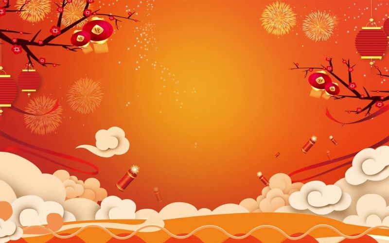 Sắc đỏ chủ đạo giúp thiết kế nổi bật và thu hút tài lộc