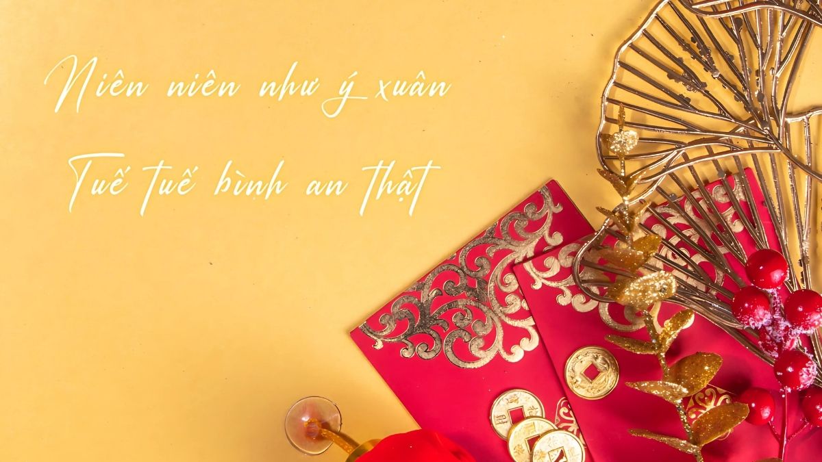 Tông màu vàng ấm áp tượng trưng cho sự sung túc và quyền quý