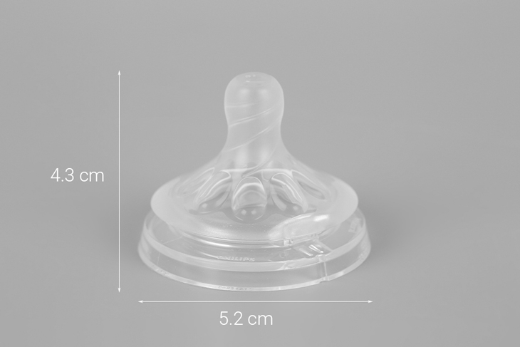 Núm ti silicone Philips Avent cho trẻ sơ sinh SCF651.23