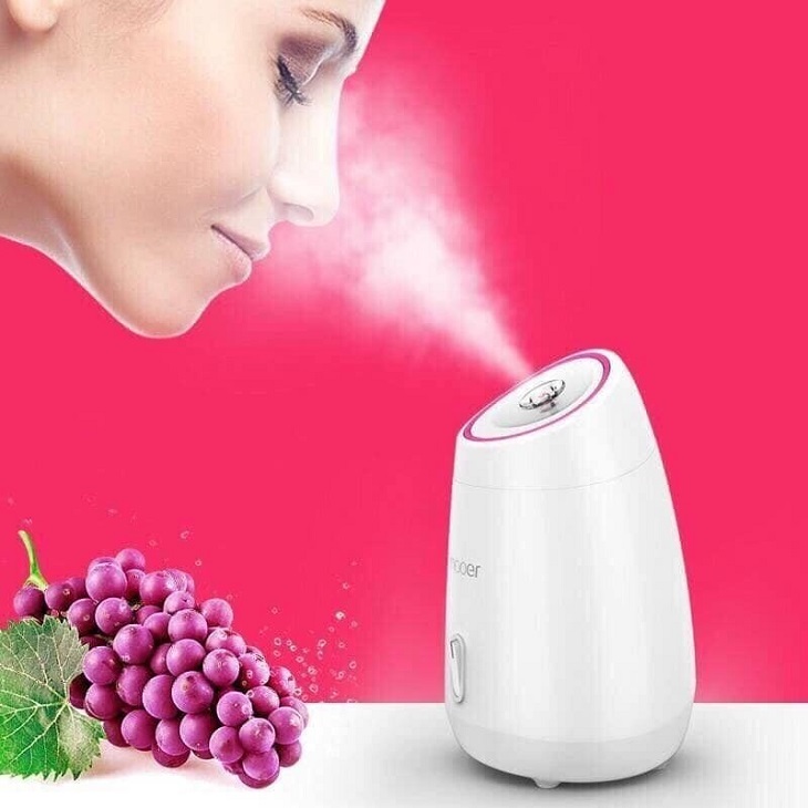 Máy xông hơi mặt nhỏ gọn sẽ thuận tiện mang theo khi đi xa