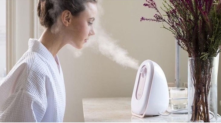 Máy xông mặt Homedic hỗ trợ làm sạch sâu da mặt