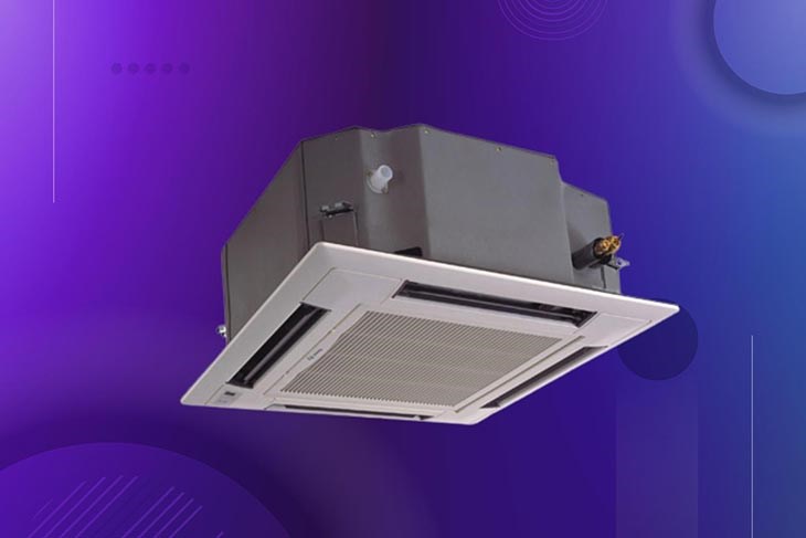 Điều hoà âm trần Cassette Gree tùy chỉnh linh hoạt các hướng gió, tiết kiệm điện và hoạt động êm ái