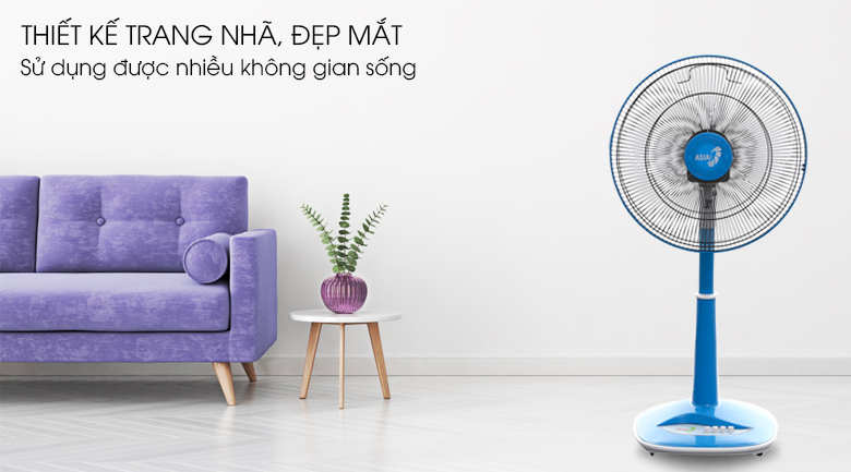 Quạt lửng Asia A16018 xanh lam