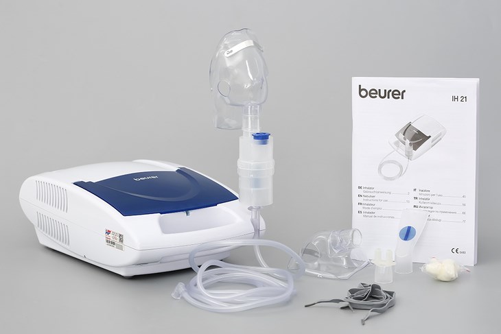Máy xông khí dung Beurer với kích thước hạt sương siêu nhỏ giúp đẩy nhanh hiệu quả
