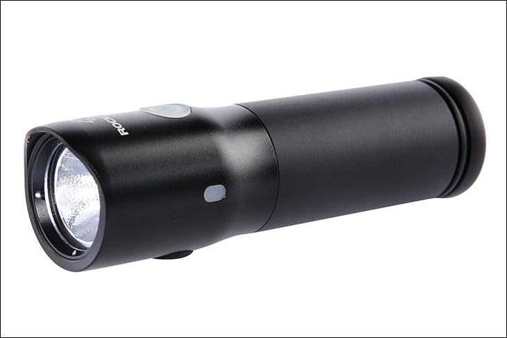 Đèn trước xe đạp RockBros BC02T601 Đen với 3 chế độ đèn báo sạc và đèn cạnh báo bật tắt đa năng