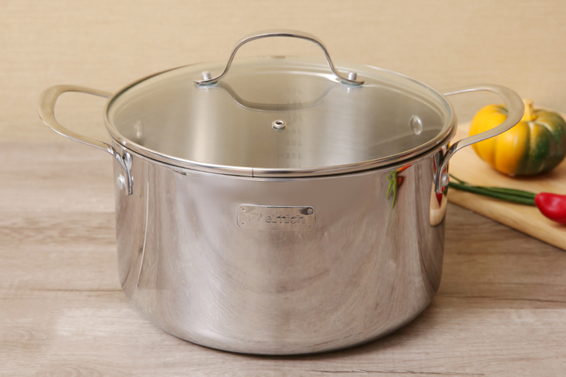 Nồi đẹp - Nồi inox 304 24cm Elmich Tri-Max 2353734