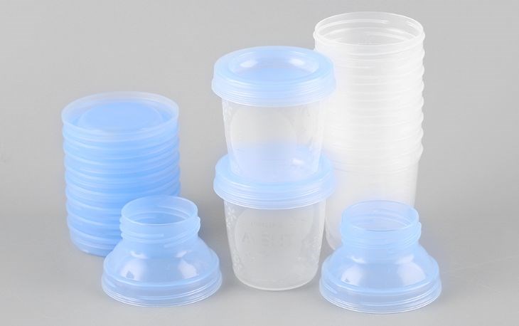 Cốc trữ sữa Philips Avent 180 ml SCF618/10 (10 cốc) có thể tái sử dụng trong 3 - 6 tháng