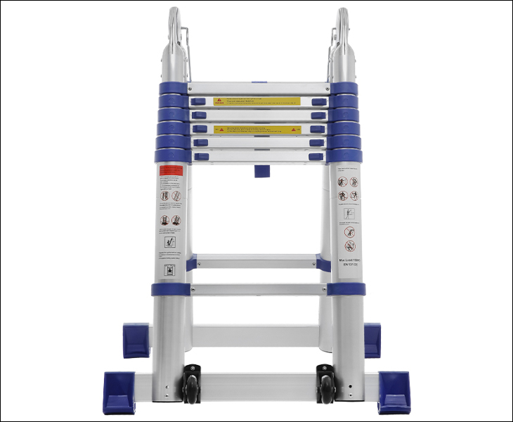 Thang nhôm rút đôi 7 x 2 bậc Advindeq ADT707B có khung được làm hợp kim nhôm chắc chắn và hạn chế rỉ sét