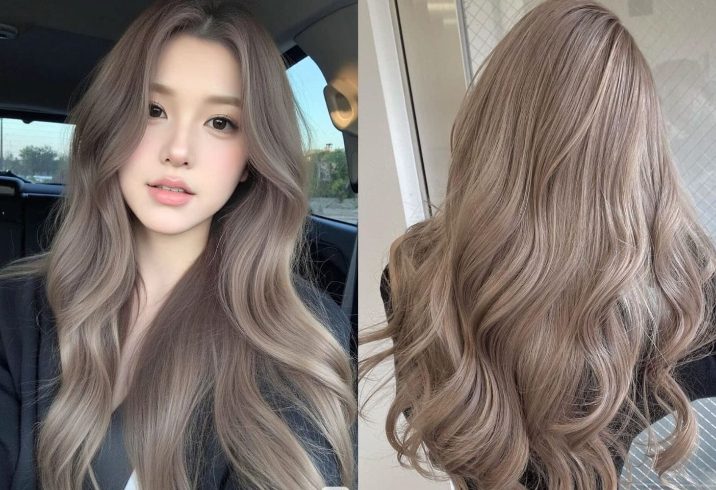 Tóc màu nâu trà sữa mang lại vẻ đẹp ngọt ngào, sáng da