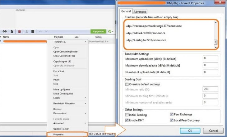 Torrent giúp bạn có thể quản lý file thuận tiên