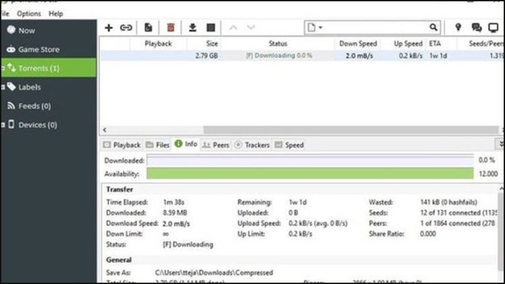 Torrent mang lại tốc độ tải file nhanh hơn