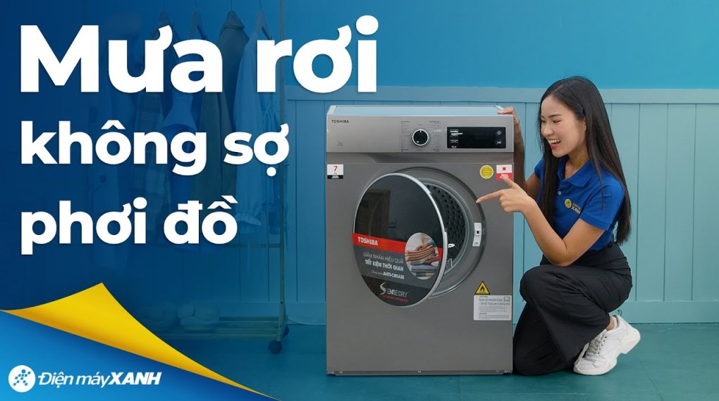 Máy sấy thông hơi 7 kg Toshiba TD-H80SEV(SK) được tích hợp 16 chương trình, lựa chọn chương trình phù hợp với nhiều nhu cầu sấy khác nhau