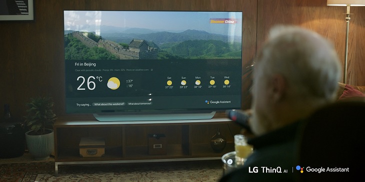 Trợ lý ảo Google Assistant được tích hợp trên tivi Sony