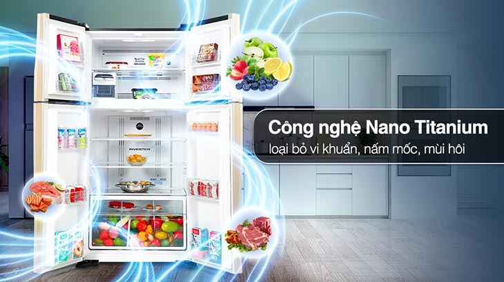 Các công nghệ kháng khuẩn khử mùi trên tủ lạnh Hitachi giúp lọc sạch mùi hôi
