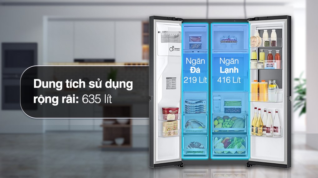 Tủ lạnh LG Inverter 635 Lít GR-X257MC
