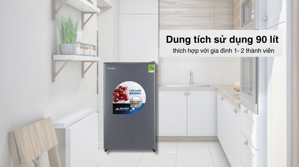 Tủ lạnh Funiki 90 lít FR-91CD rất phù hợp với các gia đình từ 1-2 thành viên