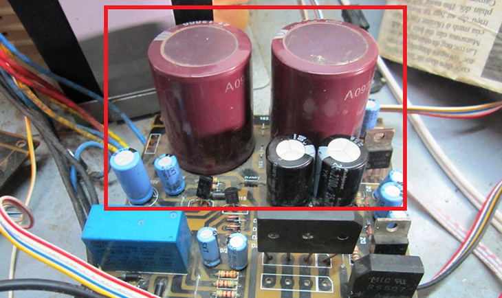 Tụ lọc nguồn trong amply