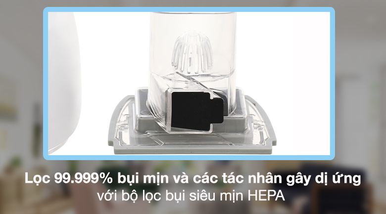 Hầu hết, những loại máy hút bụi giường nệm hiện đại ngày nay đều sử dụng bộ lọc HEPA