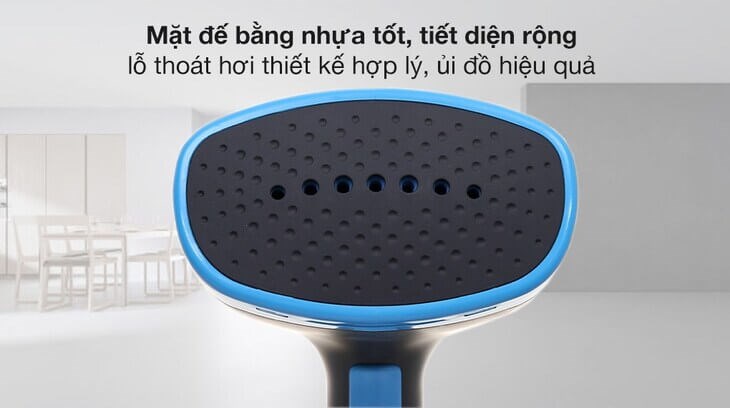 Bàn ủi hơi nước cầm tay Tefal DT7000E0 1200W có chất liệu mặt đế là nhựa cao cấp cho khả năng ủi tốt trên các bề mặt vải