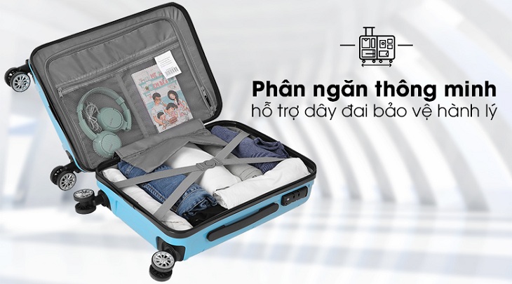 Vali được phân ngăn thông minh