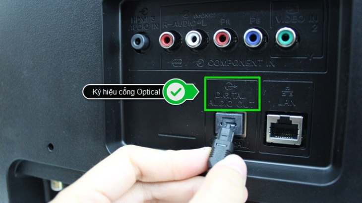 Cổng kết nối Optical trên vang cơ lai số