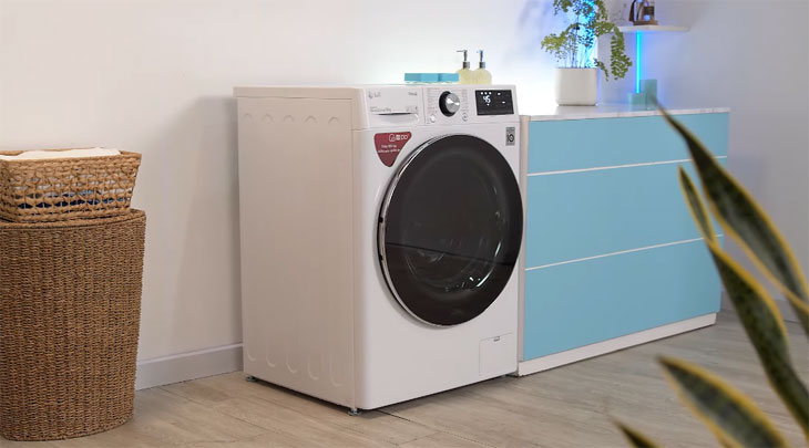 Máy giặt LG Inverter 9 kg FV1409S2V tích hợp công nghệ dẫn động trực tiếp Intello DD