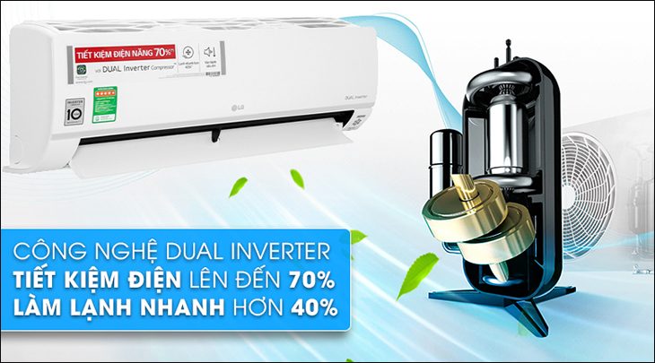 Máy lạnh LG Inverter 1.5 HP V13API1