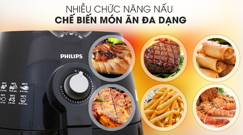 Nấu nướng đa dạng các món ăn