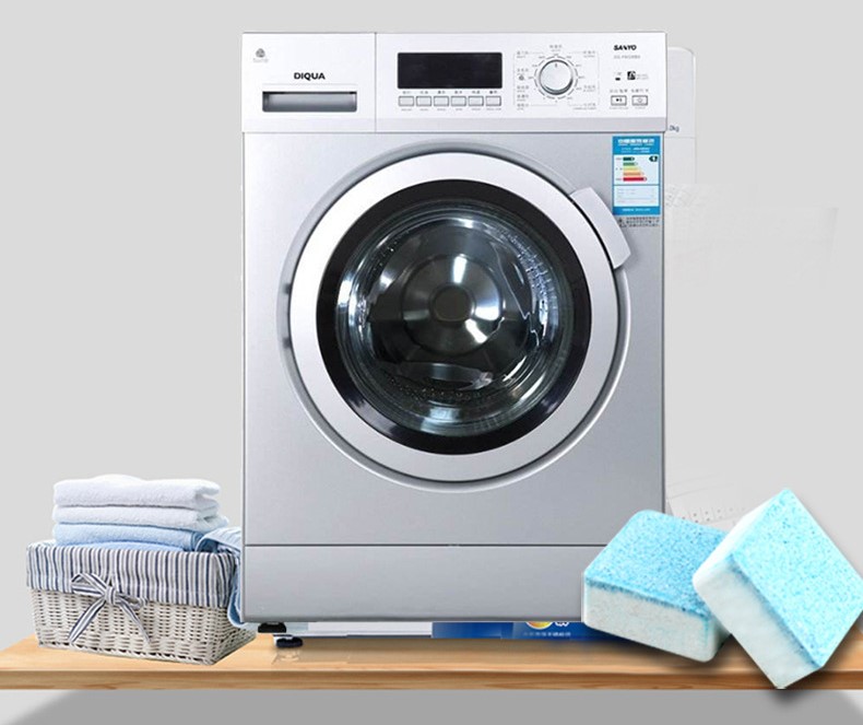 Viên vệ sinh máy giặt giúp loại bỏ cặn bẩn và mùi hôi của lồng giặt hiệu quả
