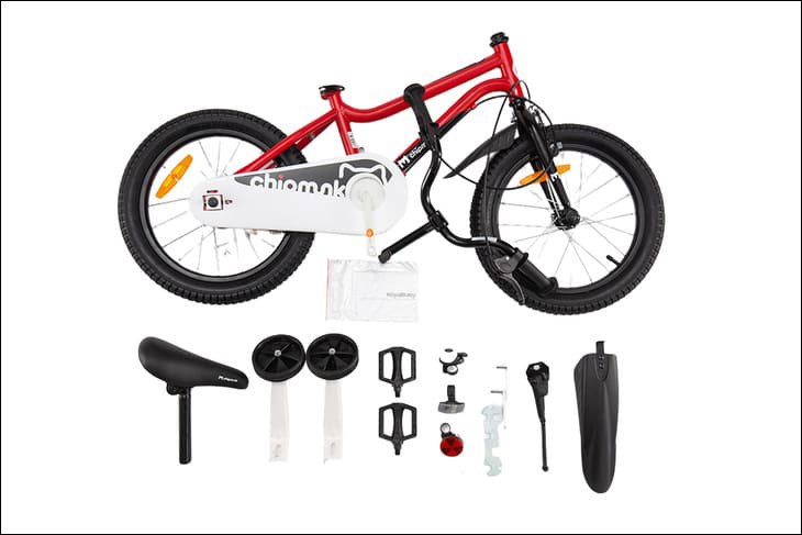 Xe đạp trẻ em Chipmunk CM18-1 18 inch được trang bị dụng cụ tháo lắp tiện lợi cho phụ huynh mỗi khi cần sửa chữa hoặc tháo bánh phụ