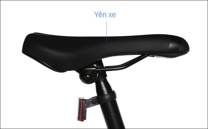 Yên xe đạp địa hình MTB Exotic 2658 4.0 AHHD 26 inch được bọc đệm êm ái, tạo cảm giác thoải mái cho người lái khi đạp