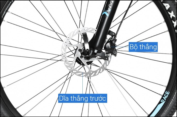 Phanh đĩa kiểm soát tốc độ hiệu quả trên xe đạp địa hình MTB Merida Challenger 300 27.5 inch Size S