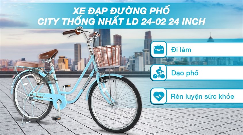 Xe đạp Thống Nhất với nhiều ưu điểm nổi bật được người dùng ưa chuộng