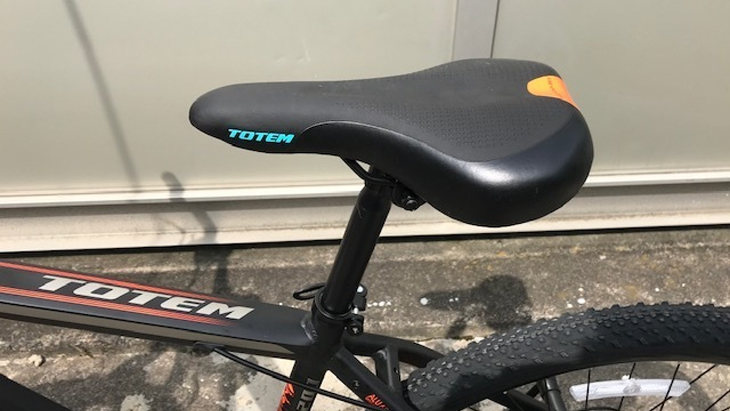 Xe đạp Totem sử dụng yên xe Vander cao cấp, tạo cảm giác thoải mái cho người lái