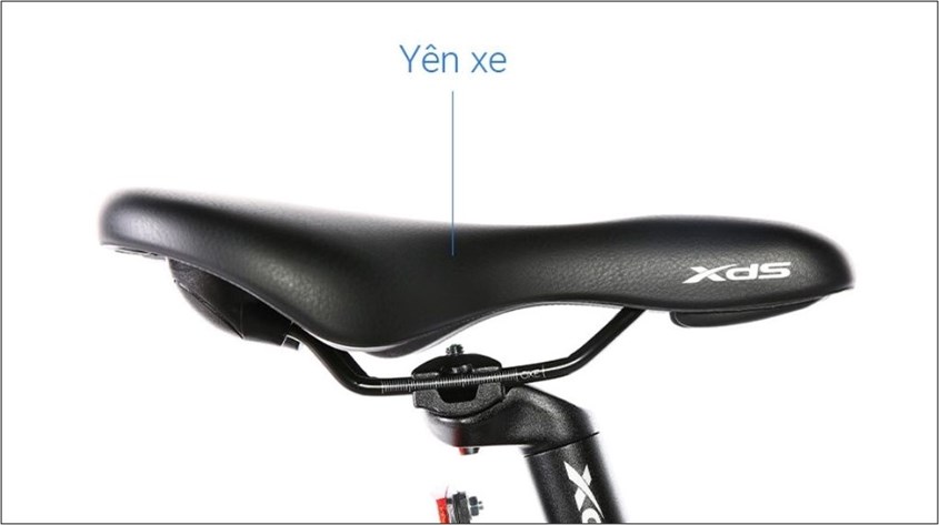 Xe đạp địa hình MTB XDS Hero 380 cho bạn tư thế thoải mái với yên xe YBT êm ái