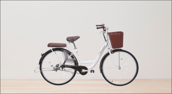 Xe đạp Thống Nhất New 26 sở hữu khung sườn xe với thiết kế uốn cong được làm từ chất liệu thép bền bỉ