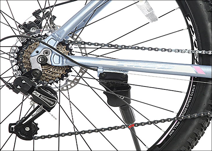 Xe Đạp Địa Hình MTB Txed Power 2.3-Df 27.5 inch Size M có các điểm nối ở xích xe đạp rất chắc chắn, đảm bảo an toàn cho người sử dụng