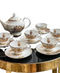 Bộ trà sứ xương Imperial London Hoa Cúc Vàng (13 chi tiết)
