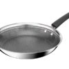 Chảo chiên inox chống dính liền khối Tefal POWER E3410455, 24cm, vân thép
