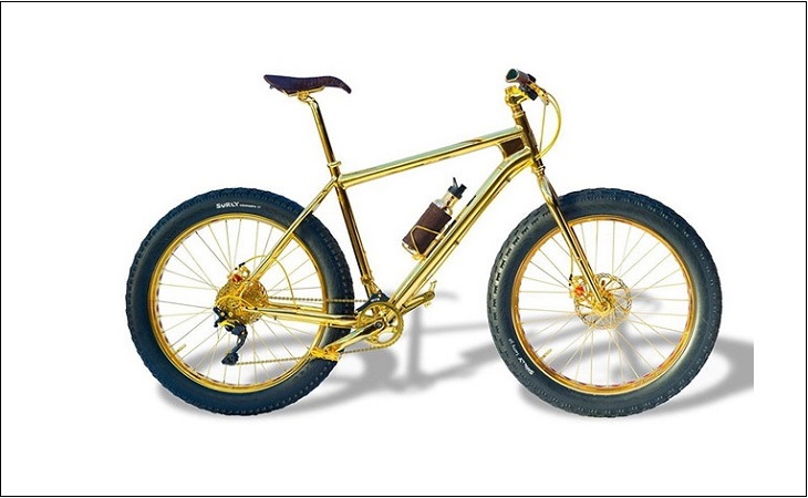 24K Gold Extreme Mountain Bike