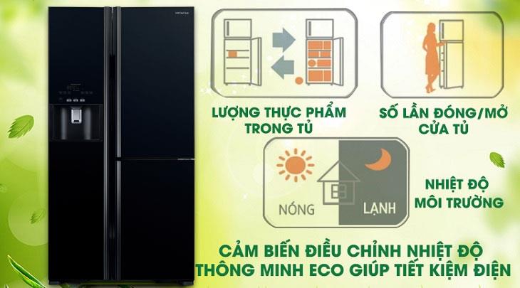 Cảm biến Eco trên tủ lạnh Hitachi