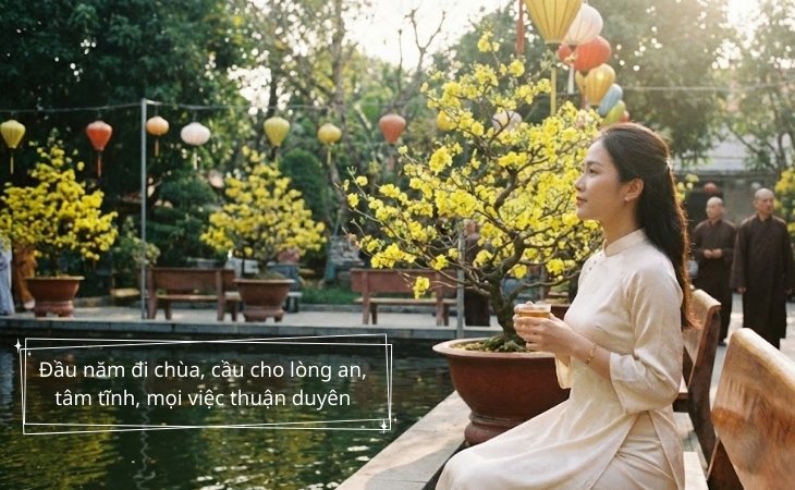 Stt đi chùa tịnh tâm và an nhiên