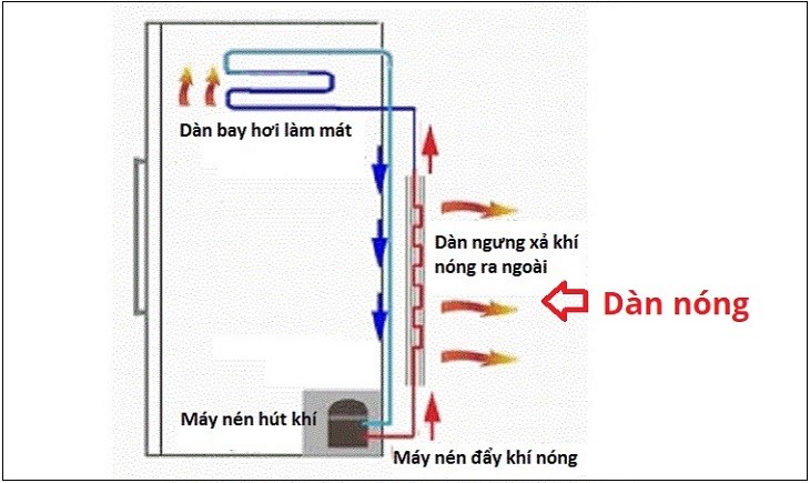 dàn nóng tủ lạnh có chức năng gì