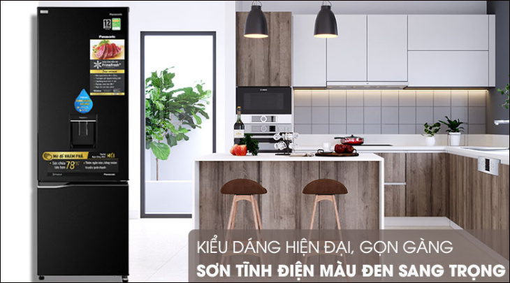 Tủ lạnh sơn tĩnh điện là tủ lạnh có mặt cửa tủ bằng kim loại phủ sơn tĩnh điện