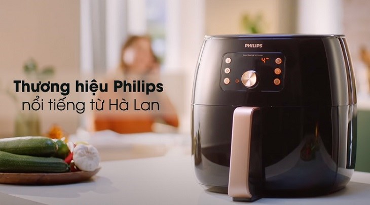 Nồi chiên không dầu Philips HD9860/90 XXL thuộc thương hiệu nổi tiếng, lâu đời của Hà Lan
