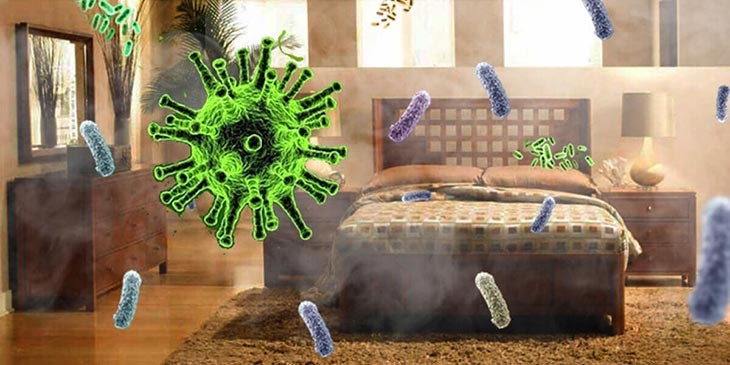 Vi khuẩn, nấm mốc và bụi bẩn trong máy lạnh