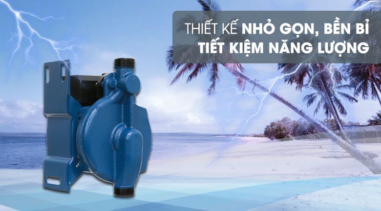 Máy bơm nước tăng áp Kangaroo KG 125ZP 120W có thiết kế nhỏ gọn, hoạt động bền bỉ