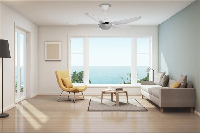 Quạt trần Kangaroo 5 cánh KG722DC 50W có thể bị quay chậm hoặc tạo tiếng ồn lớn khi vận hành nếu dầu quanh trục quay, động cơ bị khô