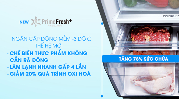 Tủ lạnh Panasonic Inverter 322 lít NR-BC360QKVN